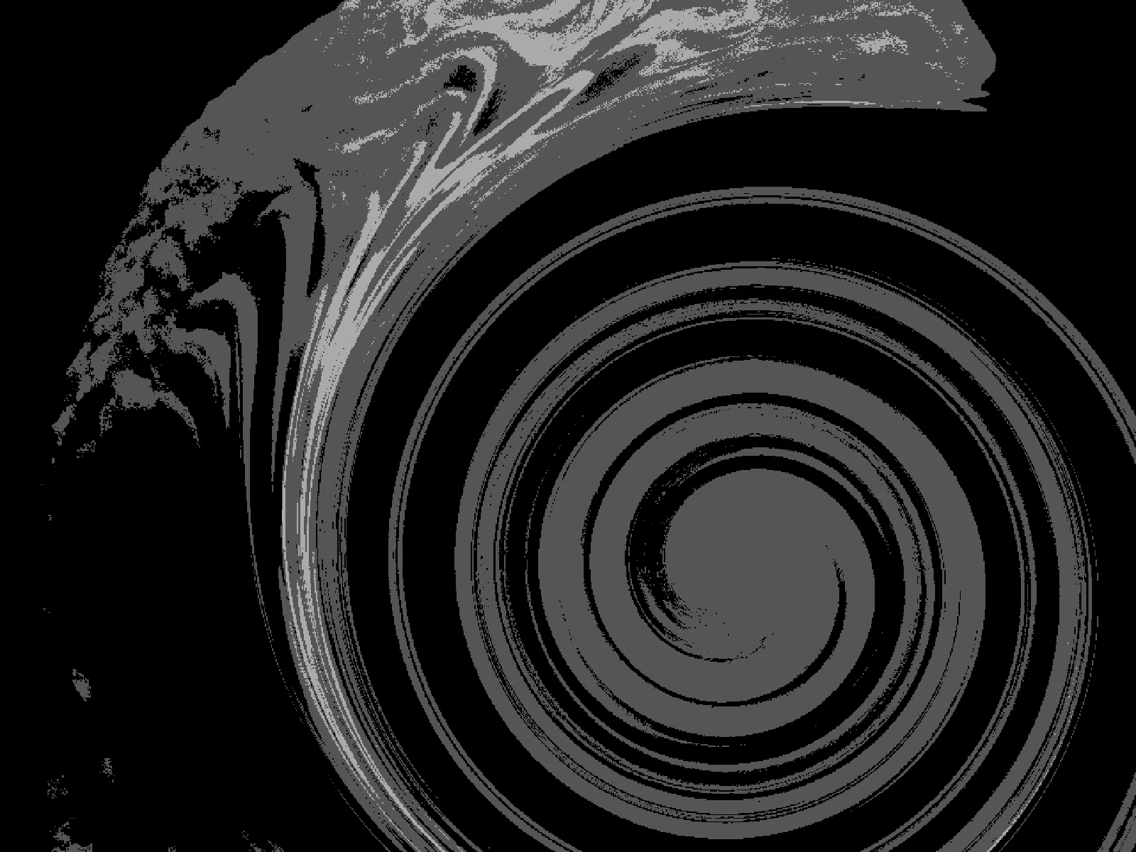 TWIST 4: the default, the centre visibly wound around itself